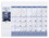 Custom Triumph Calendars 6551 Scenic Desk Pad Calendar, Foil Stamp, Price/each