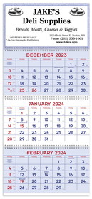 Custom Triumph Calendars 6603 Red & Blue Commercial Planner, Offset