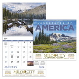 Custom Good Value Calendars 7001 Landscapes Of America English - Spiral Calendar, Digital