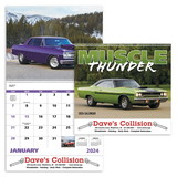 Custom Good Value Calendars 7005 Muscle thuder - Spiral Calendar, Digital