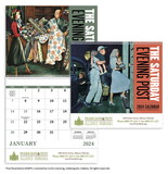 Custom Good Value Calendars 7009 The Saturday Evening Post - Spiral Calendar, Digital