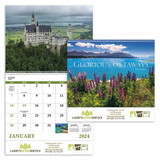 Custom Good Value Calendars 7025 Glorious Getaways - Spiral Calendar, Digital