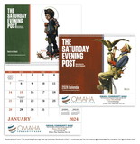 Custom Good Value Calendars 7039 The Saturday Evening Post - Spiral Calendar, Digital