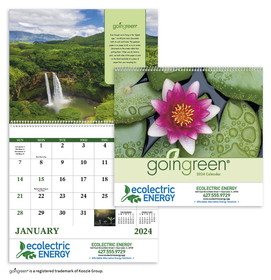 Custom Good Value Calendars 7044 Goingreen Spiral Calendar