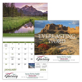 Custom Good Value Calendars 7055 Everlasting Word Wo/Funeral Pre-Planning Form Calendar, Digital