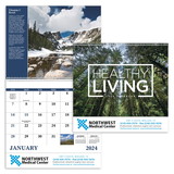 Custom Good Value Calendars 7073 Healthy Living - Spiral Calendar, Digital