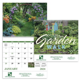 Custom Good Value Calendars 7077 Garden Walk - Spiral Calendar, Digital