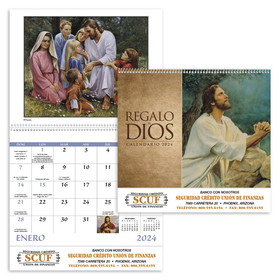 Custom Good Value Calendars 7095 Regalo De Dios Wo/Funeral Pre-Planning Frm Spanish Calendar, Digital