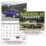 Custom Good Value Calendars 7205 Muscle thuder - Stapled Calendar, Offset