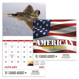 Custom Good Value Calendars 7212 American Armed Forces