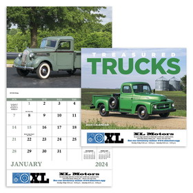 Good Value Calendars Custom 7237 Treasured Trucks - Stapled Calendar, Offset