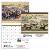 Custom Good Value Calendars 7241 Currier & Ives - Stapled Calendar, Offset