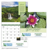 Custom Good Value Calendars 7244 Goingreen Stapled 13-Month Calendar