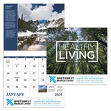 Custom Good Value Calendars 7273 Healthy Living - Stapled Calendar, Offset