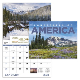Custom Good Value Calendars 7501 Landscapes Of America - Window Calendar, Digital