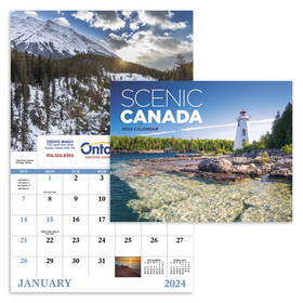 Custom Good Value Calendars 7502 Scenic Canada - Window Calendar, Digital