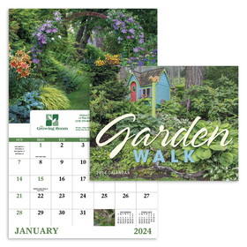 Custom Good Value Calendars 7577 Garden Walk - Window Calendar, Digital