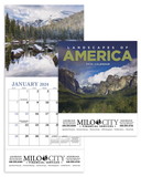 Custom Good Value Calendars 7702 Landscapes Of America - Mini Calendar, Offset