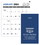 Custom Triumph Calendars 8001 Monthly Pocket Planner, Foil Stamp, Price/each