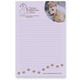 Custom P4A6A100 - BIC 4" x 6" Adhesive Notepad, 100 sheet