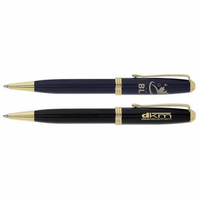 Custom WCLB - BIC Worthington Lacquer Ballpoint Pen, 19/32"W x 5 5/32"H