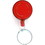 Custom Round 24" Retractable Key Holder, 1 1/4", Price/each