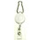 Custom Round Retractable Badge Holder with Carabiner, 3 1/8", Price/each