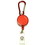 Custom Round Retractable Badge Holder with Carabiner, 3 1/8", Price/each