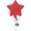 Custom Star Shape Retractable Badge Holder with Lanyard, 2" X 2", Price/each