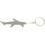 Custom Plane / Aircraft Shape Bottle Opener Keychain, 2 11/16" X 1", Price/each
