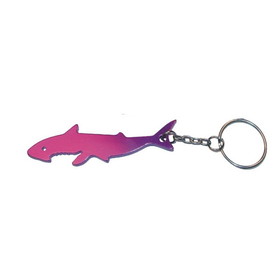 Custom Shark Shaped Keychain, 3 1/8" X 3/4"