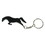 Custom Horse Shape Bottle Opener Keychain, 2 3/8" X 1", Price/each