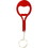 Custom Tennis Racket Shape Bottle Opener Key Chain, 3 1/8" X 1 1/2", Price/each