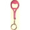 Custom Tennis Racket Shape Bottle Opener Key Chain, 3 1/8" X 1 1/2", Price/each