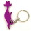 Custom Cat Shape Bottle Opener Key Chain, 2 1/4" X 5/8", Price/each