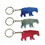 Custom Bear Shape Bottle Opener Keychain, Price/each