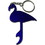 Custom Flamingo Shape Bottle Opener Keychain, 2" X 3 1/16", Price/each
