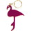 Custom Flamingo Shape Bottle Opener Keychain, 2" X 3 1/16", Price/each