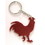 Custom Rooster Shape Bottle Opener Key Chain, 2" X 2", Price/each