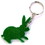 Custom Rabbit Shape Bottle Opener Key Chain, 2" X 2", Price/each