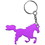 Custom Horse Shape Bottle Opener Key Chain, 2 1/2" X 1 1/2", Price/each