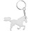 Custom Horse Shape Bottle Opener Key Chain, 2 1/2" X 1 1/2", Price/each