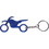 Custom Motorbike Shape Bottle Opener Keychain, 2 1/2" X 1 3/8", Price/each