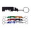 Custom Truck Shape Bottle Opener Keychain, 2 3/4" X 3/4", Price/each