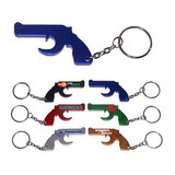 Custom Gun Shape Bottle Opener Keychain, 2 1/4
