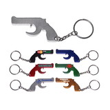 Custom Gun Shape Bottle Opener Keychain, 2 1/4