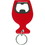 Custom Wine Cup Shape Bottle Opener Key Chain, 1 13/18"X3", Price/each