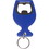 Custom Wine Cup Shape Bottle Opener Key Chain, 1 13/18"X3", Price/each