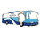 Custom Jumbo Size Bus Shape Magnetic Bottle Opener, 4 1/2" X 2", Price/each