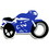 Custom Jumbo Size Motorcycle Shape Magnetic Bottle Opener, 4 1/4" X 2 3/4", Price/each